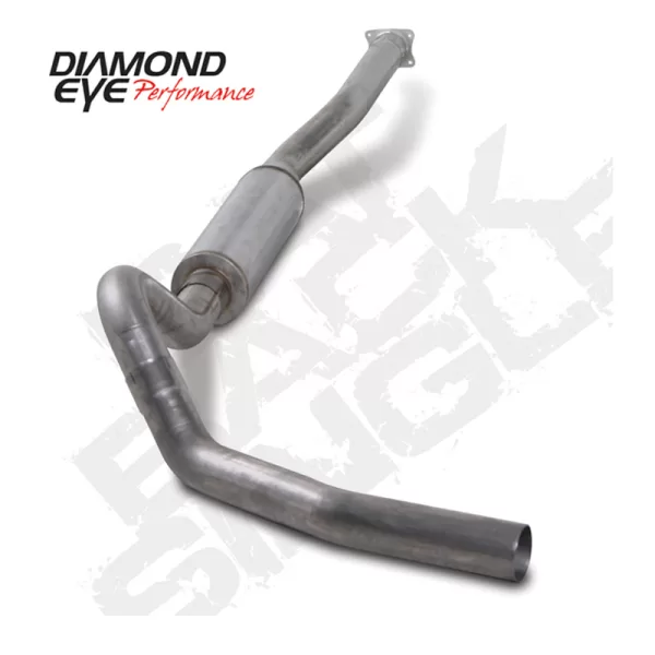 2001-2005 GM 6.6L Duramax 4" Aluminized Single Exhaust System