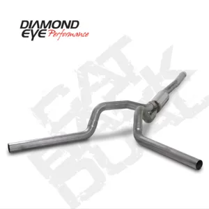 2006-2007 GM 6.6L Duramax 4" Stainless Steel Cat Back Dual Exhaust System - K4124S