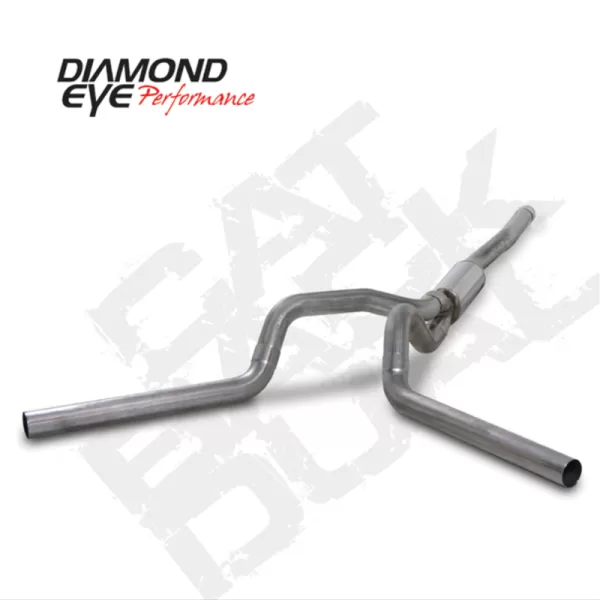 2006-2007 GM 6.6L Duramax 4" Stainless Steel Cat Back Dual Exhaust System - K4124S