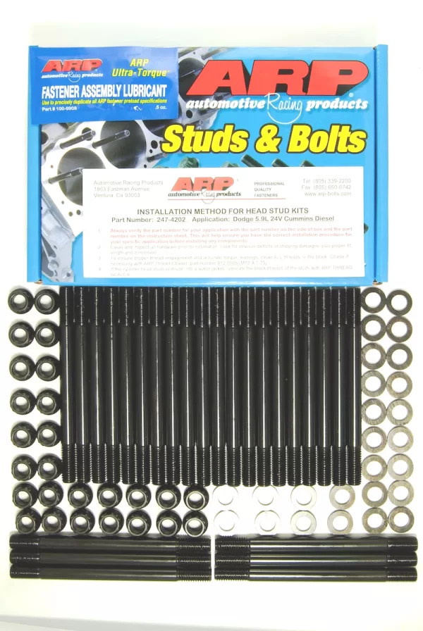 1998-Current Dodge 5.9L & 6.7L Cummins ARP 2000 Head Stud Kit - Image 2