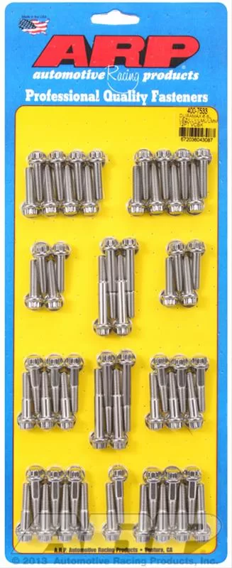 2004.5-2016 GM 6.6L Duramax 12 Point SS Valve Cover Bolt Kit