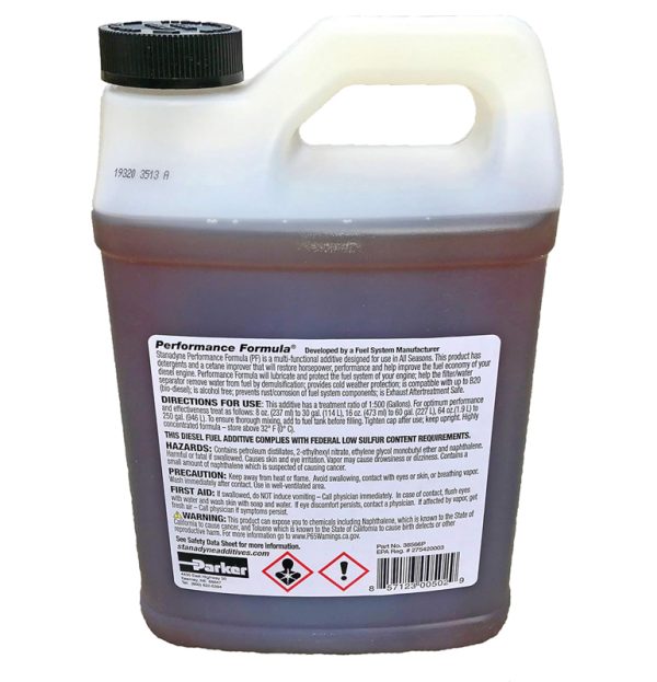 Stanadyne Year Round Performance Formula Additive 1/2 Gallon - Image 2